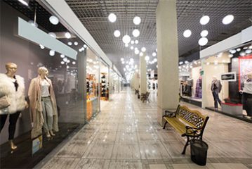 Interior Lighting for Retail Mall